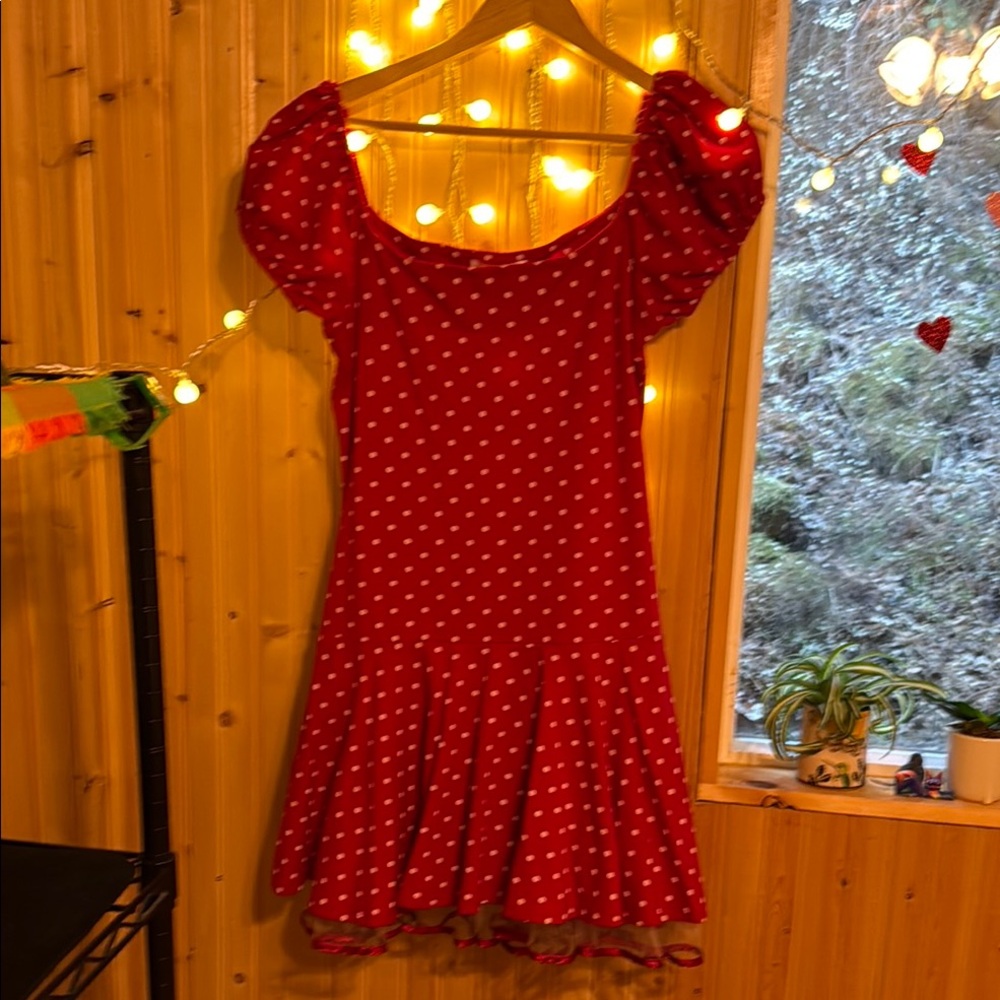 Betsy Johnson Vintage Red Polka Dot women’s dress.